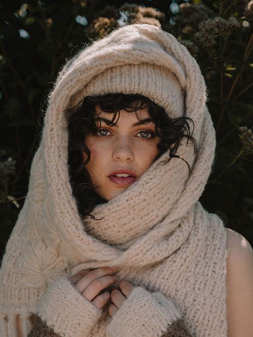 Alpaka Mütze Beige