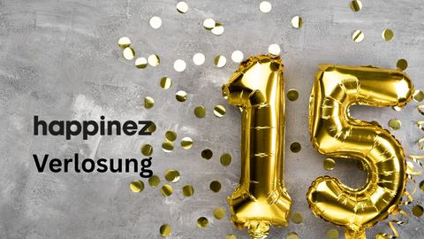 Konfetti auf grauem Hintergrund - Foto: canva.com