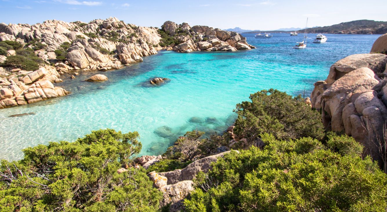 Bucht in Sardinien