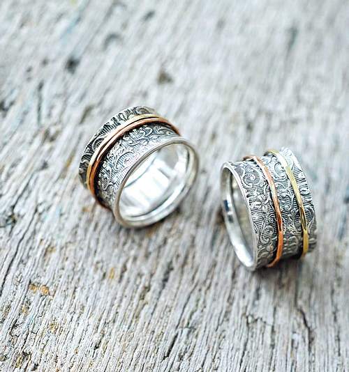 Meditation Ring Gold & Roségold