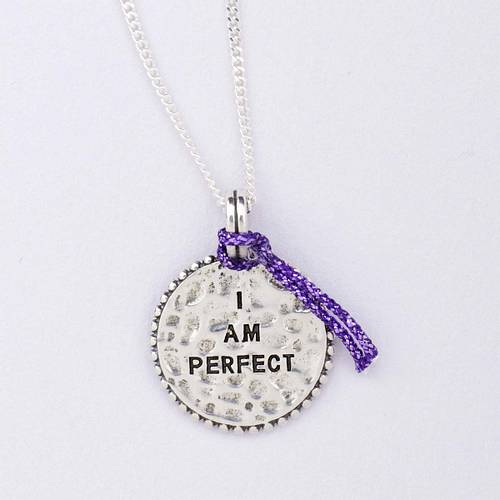 Amulett-Kette I AM PERFECT Silber