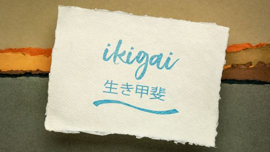 Schild mit Ikigai - Foto: Canva.com