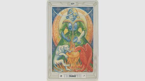 Crowley Tarotkarte Kunst - Foto: Crowley Tarot