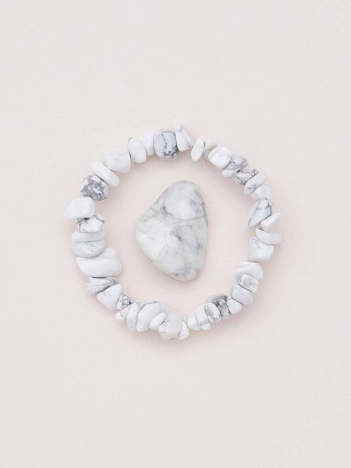 Sternzeichen Armband Waage Howlith